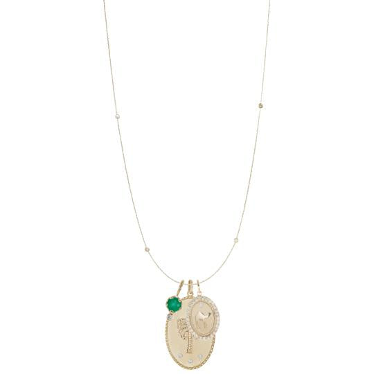 Date Palm Charm Necklace