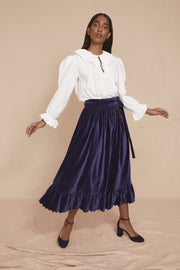 Scallop Skirt - Velvet