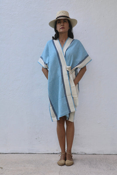 Short Kimono - Blue